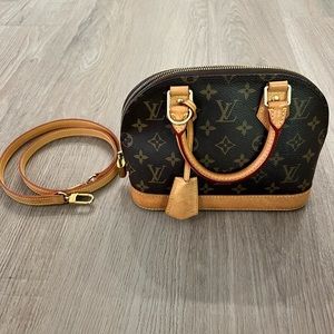 Louis Vuitton Alma Handbag Monogram Canvas BB